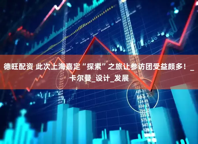 德旺配资 此次上海嘉定“探索”之旅让参访团受益颇多！_卡尔曼_设计_发展